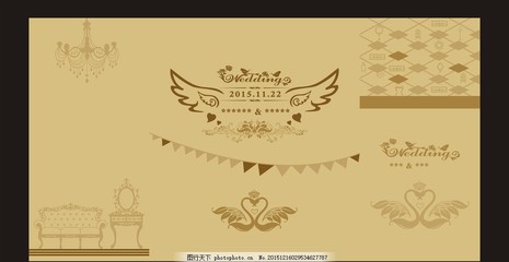 香檳與金的華章 舞臺(tái)藝術(shù)造型下的主題婚禮布置